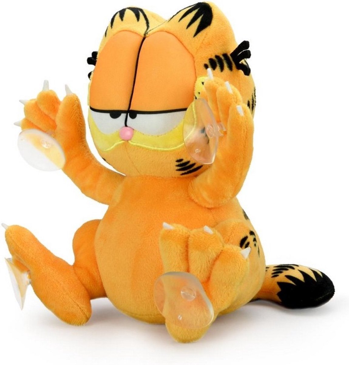 Garfield Kat met Zuignappen Pluche Knuffel 25 cm {Speelgoed Knuffeldier Knuffelpop voor jongens meisjes kinderen | Garfield Kat Plush Toy}